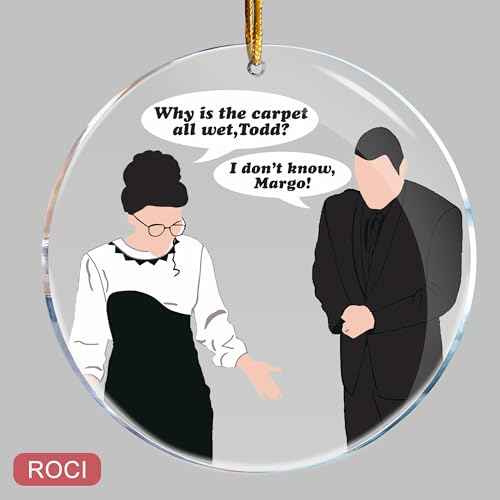 Why is The Carpet All Wet Todd I Don't Know Margo - Christmas Vacation Decorations - Christmas Ornaments - Christmas Decorations Gag Gifts - Naughty White Elephant Gifts