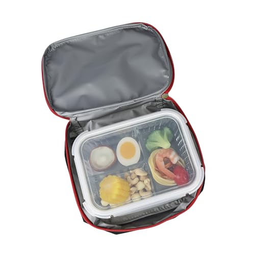 Kids Spider-Man Backpack Set with Lunch Kit & Water Bottle - Red, One Size