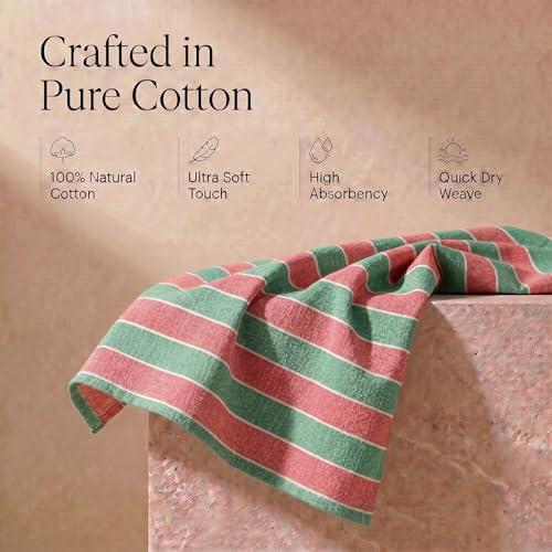 Urban Villa Christmas 20" x 30" Cotton Kitchen Towels Set of 6 (Variation: 20" x 30" / 114 Christmas)
