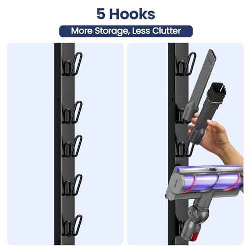 Pickpiff Vacuum Stand for Dyson V15 V12 V11 V10 V8 V7 G5 - Space Saving Storage Organizer