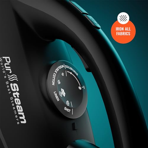 PurSteam Steam Station Max - 1500W Steam Iron with 50.7oz Water Tank, Fast Heat Up