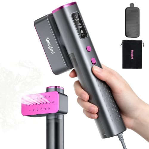 Travel Clothes Steamer with Dual Voltage 1200W Portable Iron & Garment Steamer - Gray