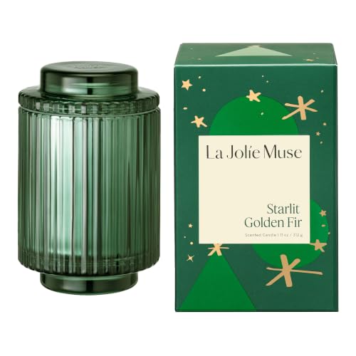 LA JOLIE MUSE Starlit Golden Fir Scented Candle 11 oz - Holiday Variant