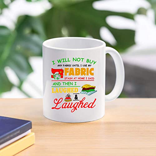 Funny Quilting Coffee Mug - 11 oz Sayings Gift for Crafters & Quilters