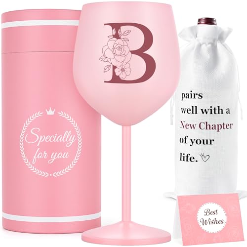 Lifecapido Personalized Gifts for Women, B Initial Gift Stainless