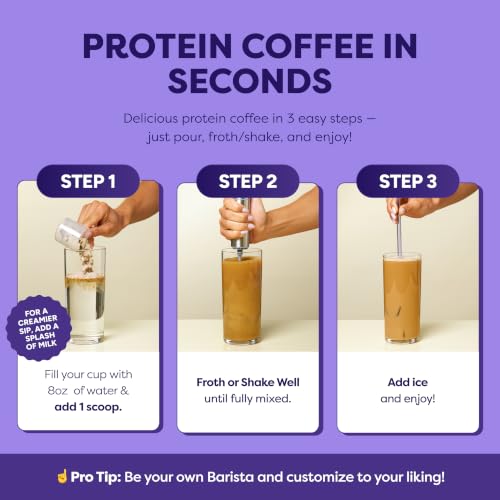 Javy Protein Coffee Caramel Latte 1-Pack, Cold Brew & Iced Coffee Mix
