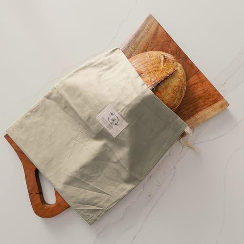Bee's Wrap Beeswax Bread Bags 2 Pack - Bakery Lane Reusable Food Wraps