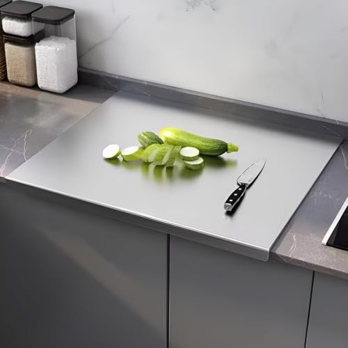Stainless Steel Cutting Board 23.6 x 22.8 inches, Non-Adhesive Kitchen Surface - Variation of THIS listing