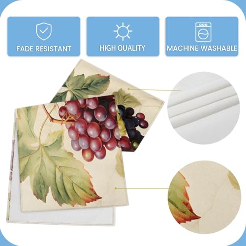 Multi 4 Colorful Grape Table Runner 13 x 48 Inches Spring Home Decor