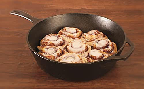 Lodge 5 Quart Pre-Seasoned Cast Iron Deep Skillet - Durable American Made Cookware
