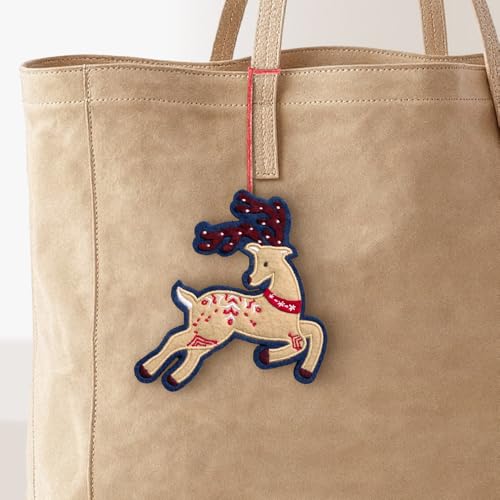Lovepop Prancing Reindeer HeartFelt Charm Card with Envelope – 5x7 (Variation: Prancing Reindeer Heartfelt Charm Card)