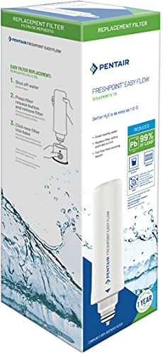 Replacement Cartridge for Easy Flow Under Sink Water Filter - NSF 42 & 53 Certified, Reduces Lead & PFOA/PFOS, 3,000 Gallons