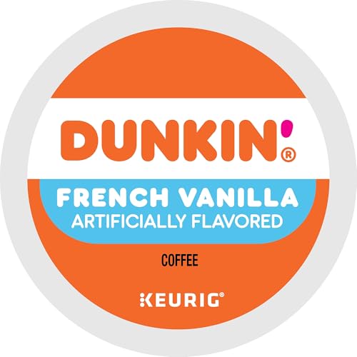 French Vanilla Coffee K-Cup Pods - 22 Count, Light Roast for Single-Serve Brewers
