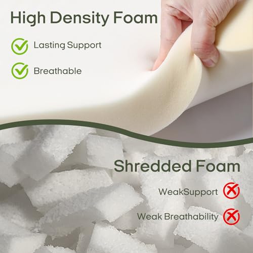 Green Twin Japanese Floor Mattress - 2.5 Inch Thick Futon for Sleeping & Yoga