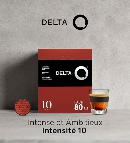 Delta Q Qalidus Espresso Coffee Pods - Classic Roast, XXL Pack 80 Capsules