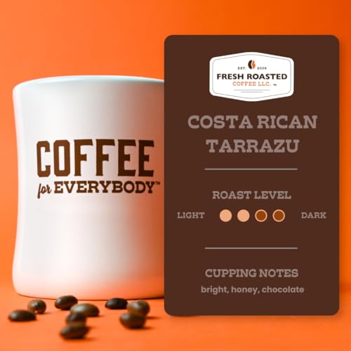 Fresh Roasted Coffee, Costa Rican Tarrazu Whole Bean Medium Roast,