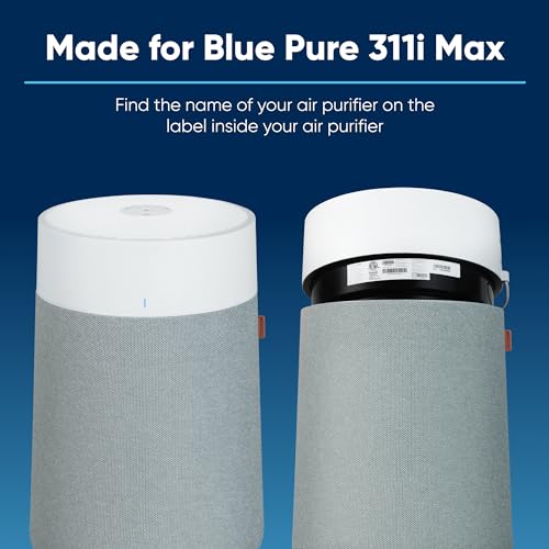 Blueair Blue Pure 211i Max AllergenBlock Air Purifier Filter - Compatible with Blueair 211i Max