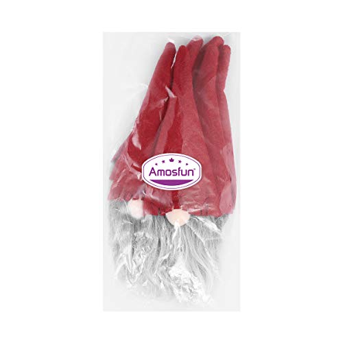Christmas Gnome Wine Bottle Toppers - Set of 6 Festive Holiday Decorations