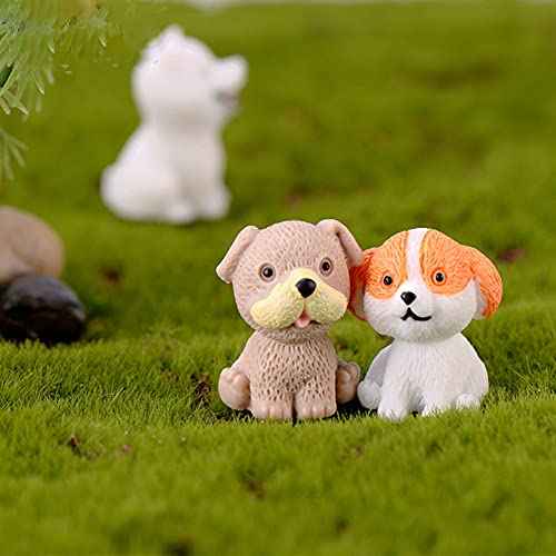12 Pcs Dog Figures for Kids, Animal Toys Set Cake Toppers, Dog Figurines Collection Playset for Christmas Birthday Gift Desk Decorations