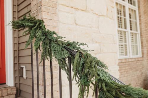 9ft Lavish Mixed Garland: Norfolk Pine, Juniper & Cypress — Graylee James