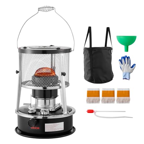Portable Kerosene Heater & Stove 9000 BTU Indoor Outdoor Camping Fireplace with Adjustable Height