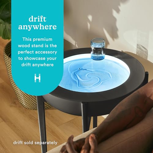 Homedics Drift Sandscape Solid Wood Stand - Black / 21 Inch Large