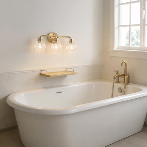 Bathroom Light Fixtures Gold Vanity Light 3-Light Brushed Brass Variation of THIS listing