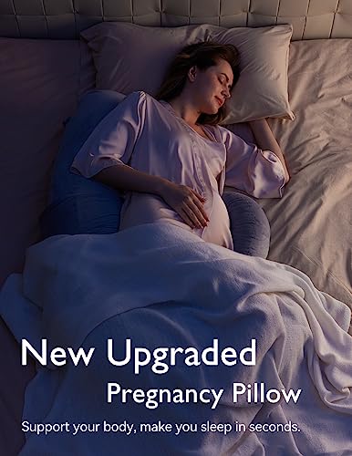 Gray Pregnancy Body Pillow with Adjustable Wedge Support - Momcozy