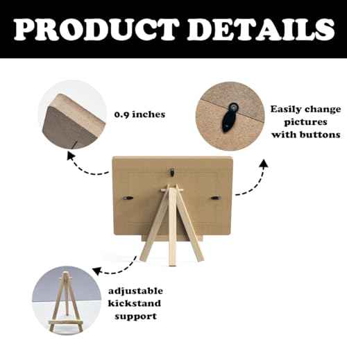 Inspirational & Motivational Picture Frames - The Best Things In Life Photo Frame, Christmas & Birthday Gifts, Tabletop Easel (A16)