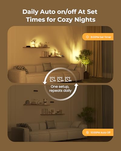 Rechargeable Indoor Spotlight with Auto Timer & Remote 4 Pack - Dimmable, 3CCT
