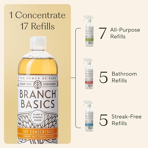 Branch Basics Surface Cleaning Kit 33.8oz Concentrate with Refillable Bottles - Variant 33.8oz Concentrate