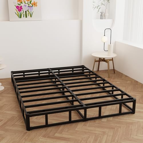 Maenizi 9 Inch Queen Box Spring Bed Base with Fabric Cover – Sturdy & Noise-Free