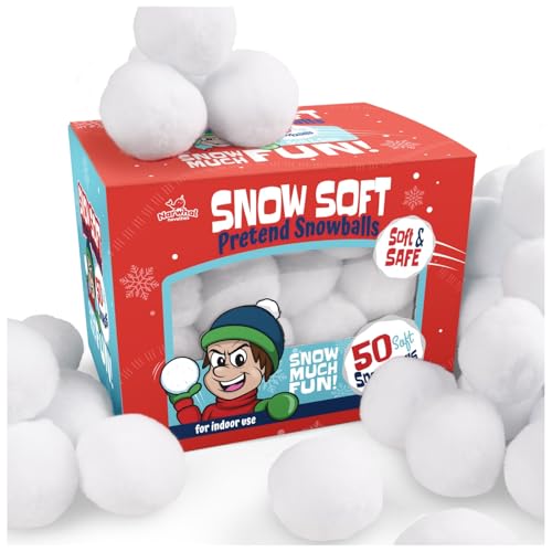 Narwhal Novelties 2" 50 Pcs Snowball for Kids Outdoor Winter Toy Games