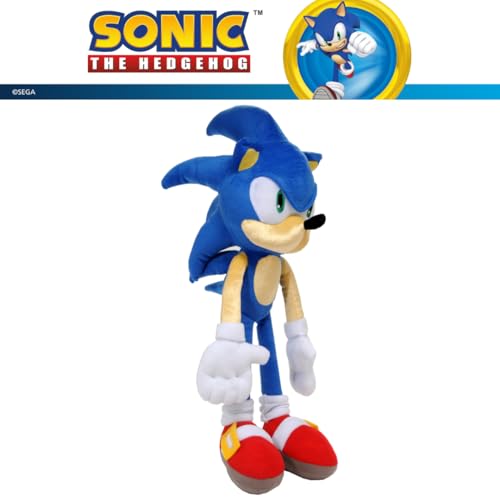 Sonic the Hedgehog Plush Cuddle Pillow Buddy - 22 Inches, Officially Licensed, Kids Bedding - Variation: Sonic the Hedgehog Cuddle / One Size