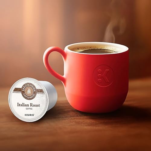 Italian Roast Coffee Pods - Pack of 96 Recyclable Keurig Single Serve Cups