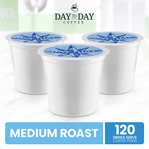 Day To Day Breakfast Blend Coffee Pods - Medium Roast, 120 Count, Keurig Compatible - Variation: Breakfast Blend / 120 Count