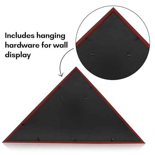 Americanflat 5x9.5' Mahogany Burial Flag Display Case for Wall or Tabletop – Memory Tribute