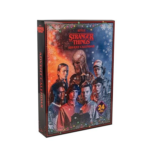 Stranger Things Advent Calendar with 24 Exclusive Gifts & Accessories - Official Licensed Collectibles