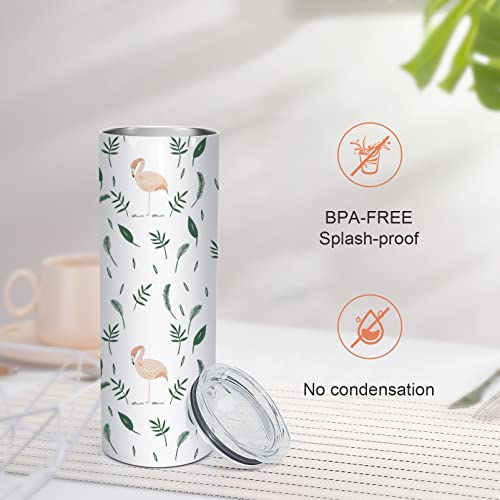 A-10P 10 Pack Sublimation Tumblers 20 OZ Straight Skinny Stainless Steel with Straw