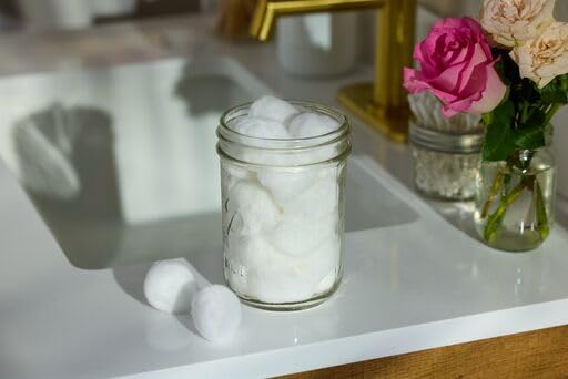 Ball Wide Mouth Pint Canning Jars Set of 12 - Clear Mason Jars for Food Storage