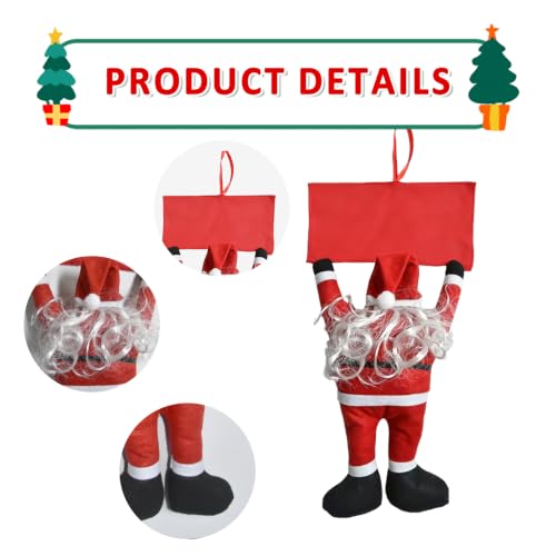 Hanging Santa Claus Car Christmas Decoration - Festive Rear Trunk Decor