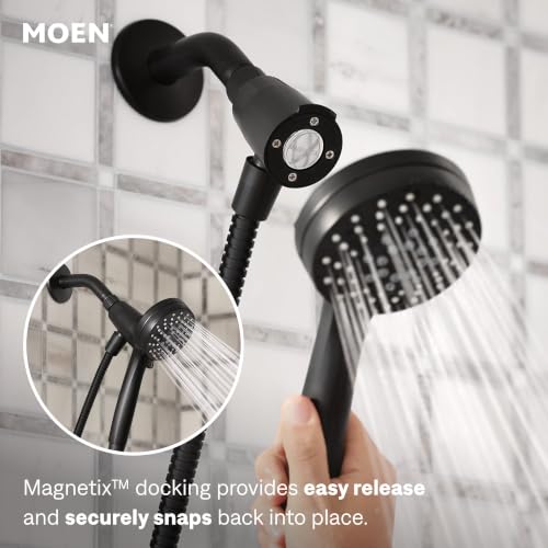 Moen Engage Magnetix Handheld Showerhead Matte Black, 1.75 GPM, Eco-Performance