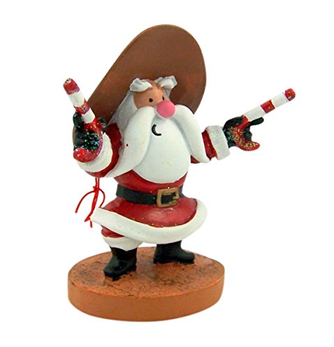 Cape Shore Gunslinging Santa 3.5-Inch Hanging Ornament