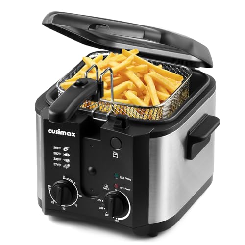Electric Deep Fryer 2.5L Capacity with Basket for Home Use