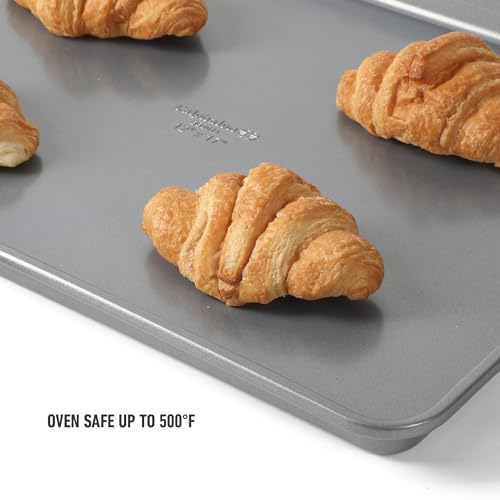 Calphalon Titan 2-Piece Nonstick Baking Sheet Set, 12x17 Inch, PFOA-Free, Durable Metal Construction