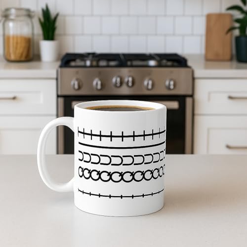 ZUAON I Quit Hidden Message Coffee Mug White 11oz - Funny Office Gift