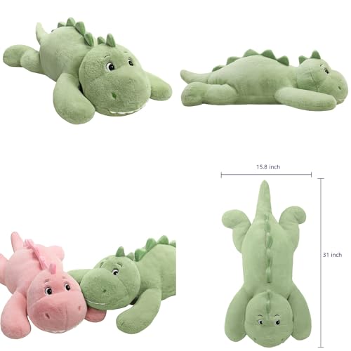 XMV 31 inch 5 lbs Dinosaur Weighted Stuffed Animals, Dino Plush Toy