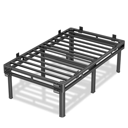 Twin Bed Frame 14 Inch Metal Platform Bed with Box Spring 2-in-1 Design - Variation of THIS listing