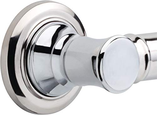 12-Inch Traditional Shower Grab Bar - Chrome, Supports 450 lbs, Concealed Mount