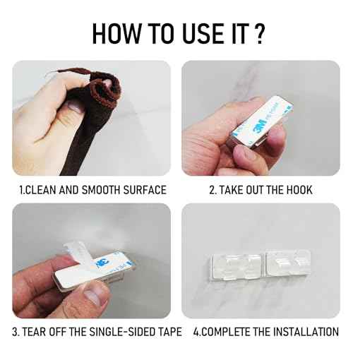 Dazzle Bright Hooks for Outdoor String Lights Clips, 60Pcs Heavy Duty Cable Clips Waterproof Adhesive Strips for Hanging Christmas Light, Outside UV-Resistant Clear Sticky Cord Holders Rope Organizer